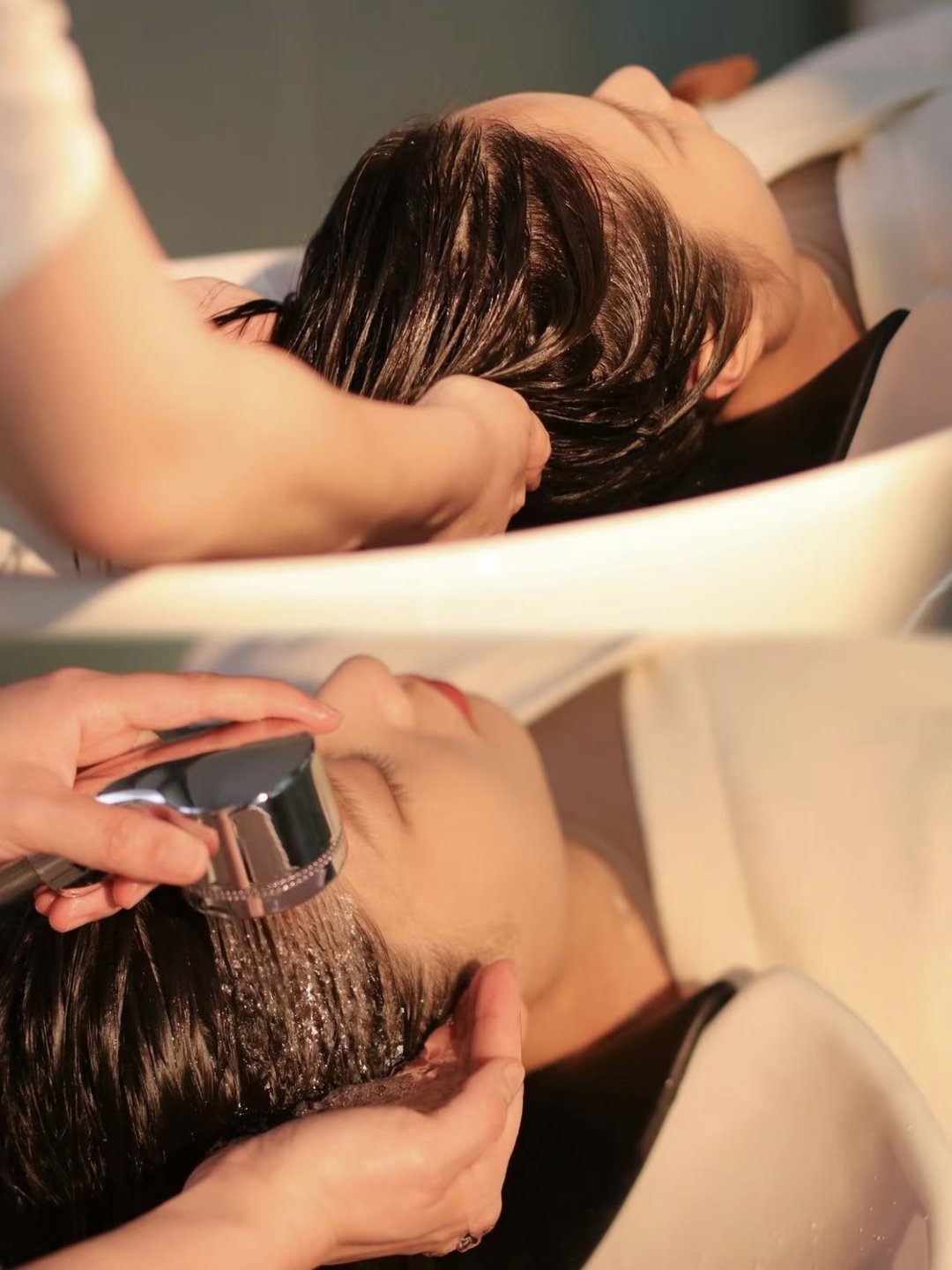 Scalp microscope diagnostic at Pure Hair Spa Mountain View