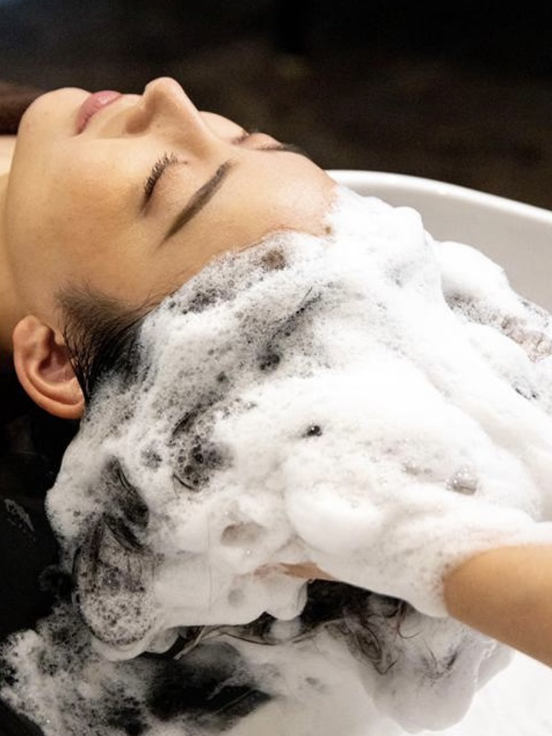 Rich-lather scalp wash at Pure Hair Spa Mountain View